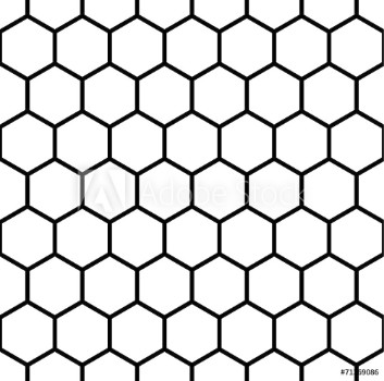 Bild på A seamless hexagonal pattern